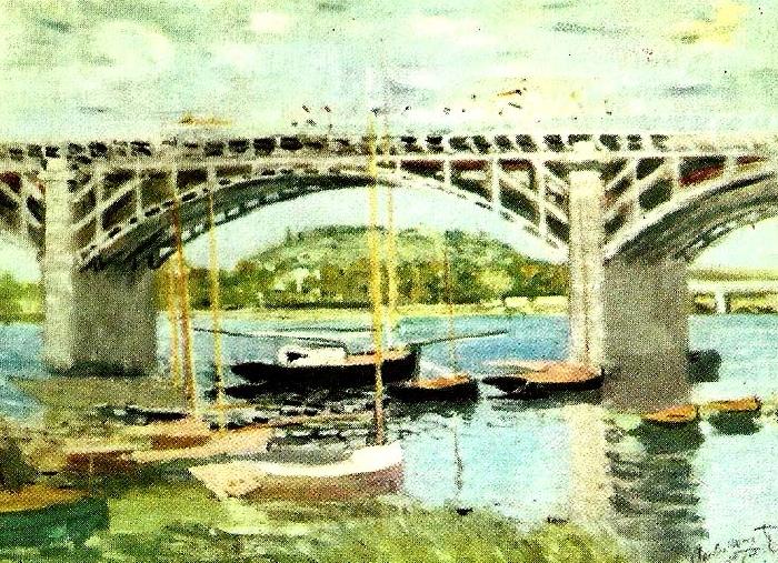 Claude Monet bron vid argenteuil